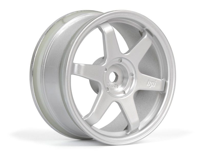 HPI Racing TE37 Wheel 26mm Matte Chrome (0mm Offset) 160751