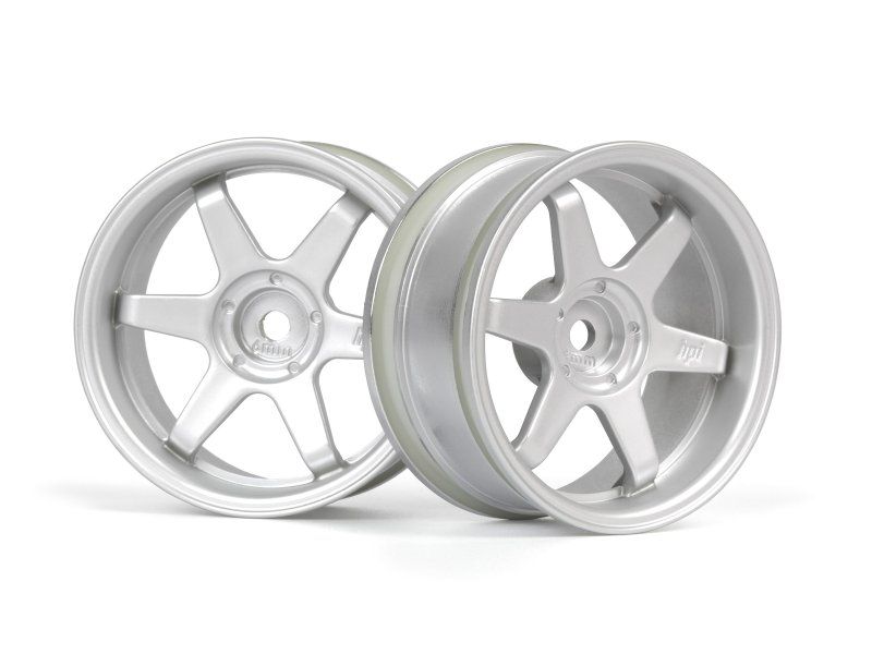 HPI Racing TE37 Wheel 26mm Matte Chrome (6mm Offset) 160753