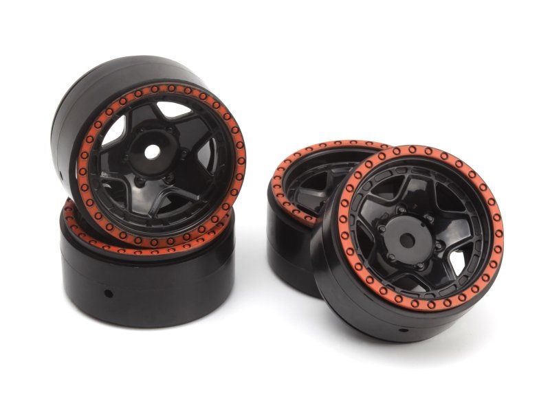 HPI Racing CL-5 Beadlock Wheel 1.2in (Red/4pcs) 160867