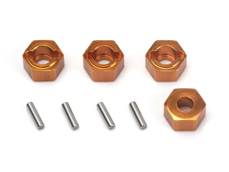 HPI Racing Aluminum 7mm Hex Hub Set (Orange / 4 Pcs) – Mini King RC Upgrade