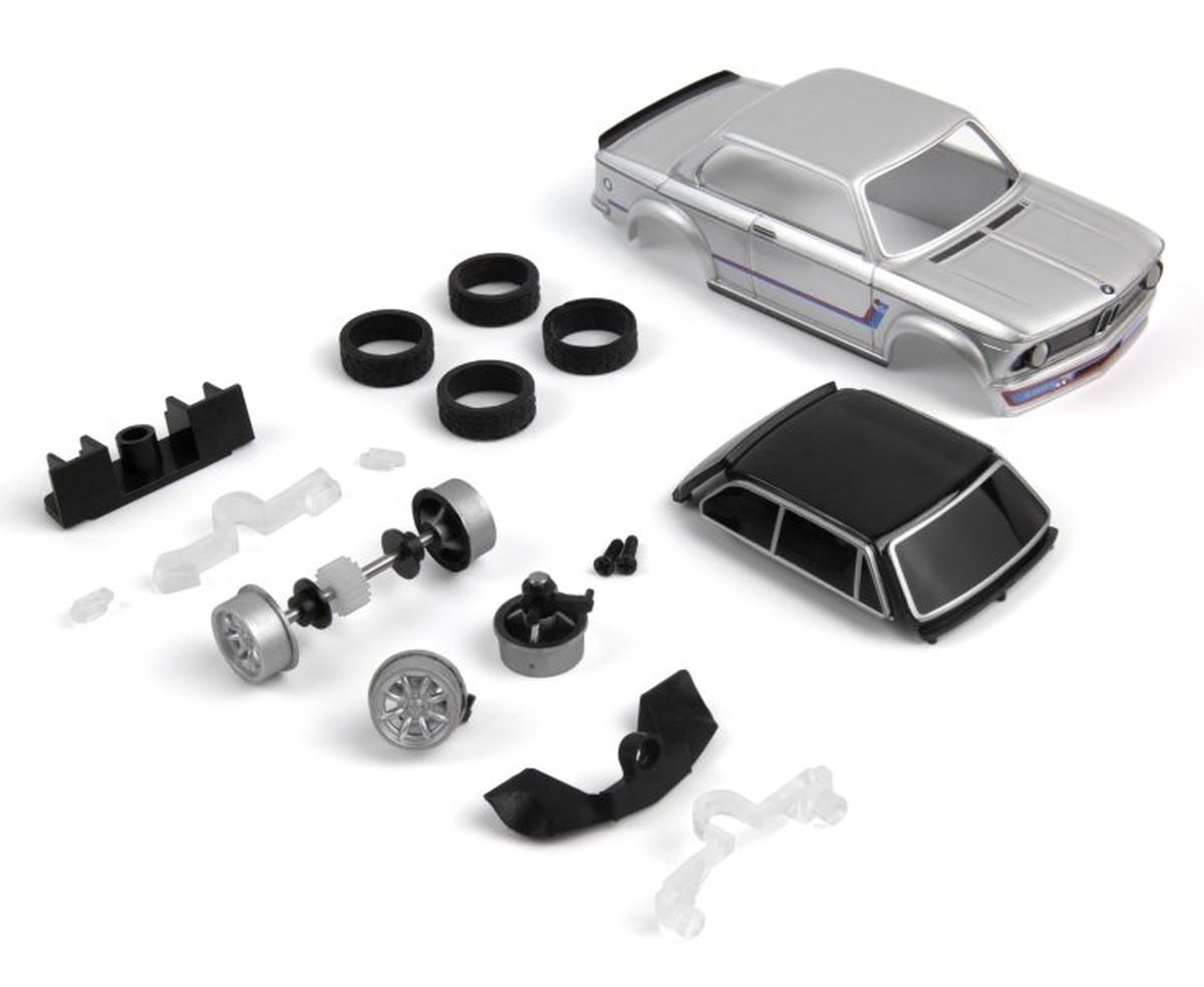 HPI Racing nano-TTR BMW 2002 Turbo Painted Body Silver Licensed Replacement