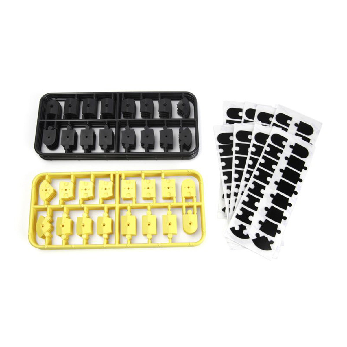 HPI nano-TTR Black & Yellow Curb Set – Indoor Track Accessory
