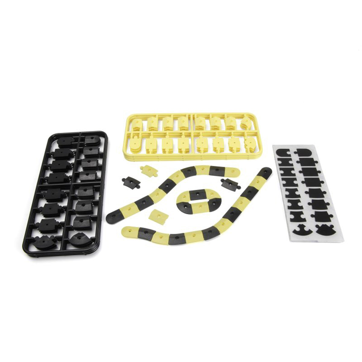 HPI nano-TTR Black & Yellow Curb Set – Indoor Track Accessory