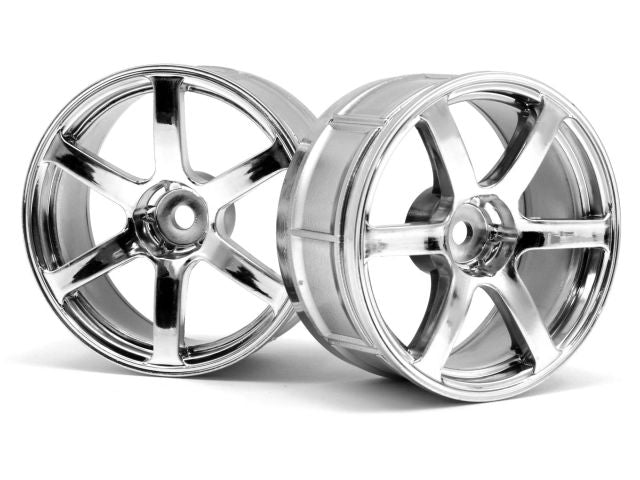 HPI Racing LP29 Wheel Yokohama AVS Model T6 Chrome (2pcs)