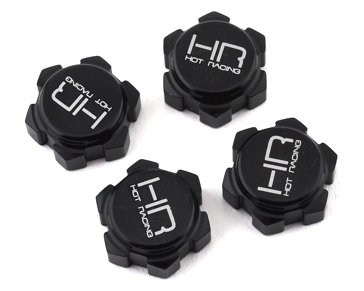 Hot Racing Aluminum 17mm Friction Dirt Shield Wheel Nuts for Arrma 1/8 Scale