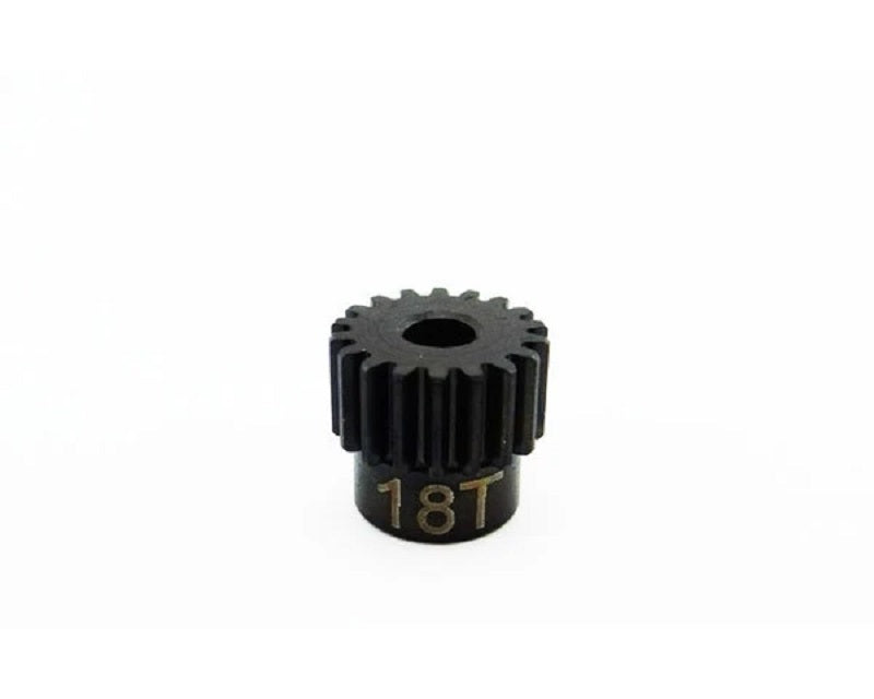 Hot Racing 18T 0.5 Module Hardened Steel Pinion Gear with 1/8" (3.2mm) Bore
