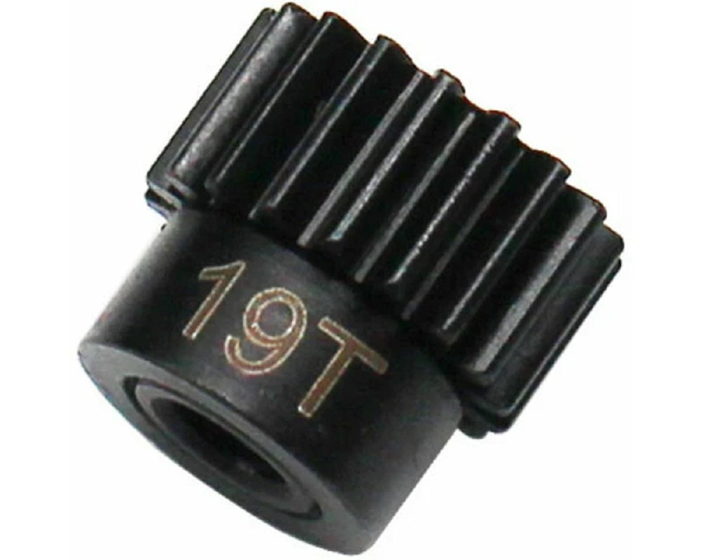 Hot Racing 19T 0.5 Mod Hardened Steel Pinion Gear with 1/8" (3.2mm) Bore