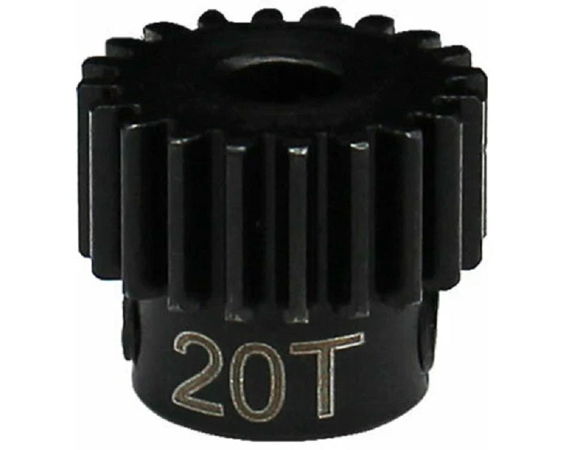 Hot Racing 20T 0.5 Mod Hardened Steel Pinion Gear with 1/8" (3.2mm) Bore
