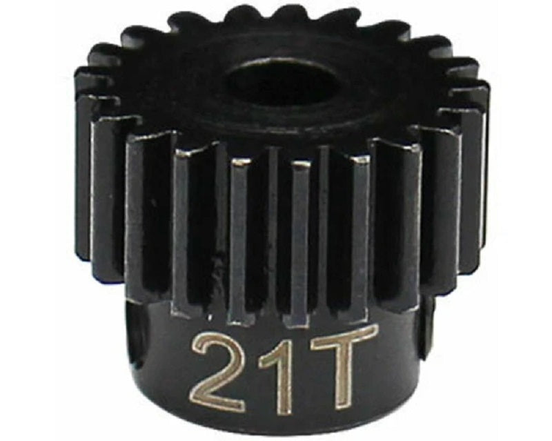 Hot Racing 21T 0.5 Mod Hardened Steel Pinion Gear with 1/8" (3.2mm) Bore