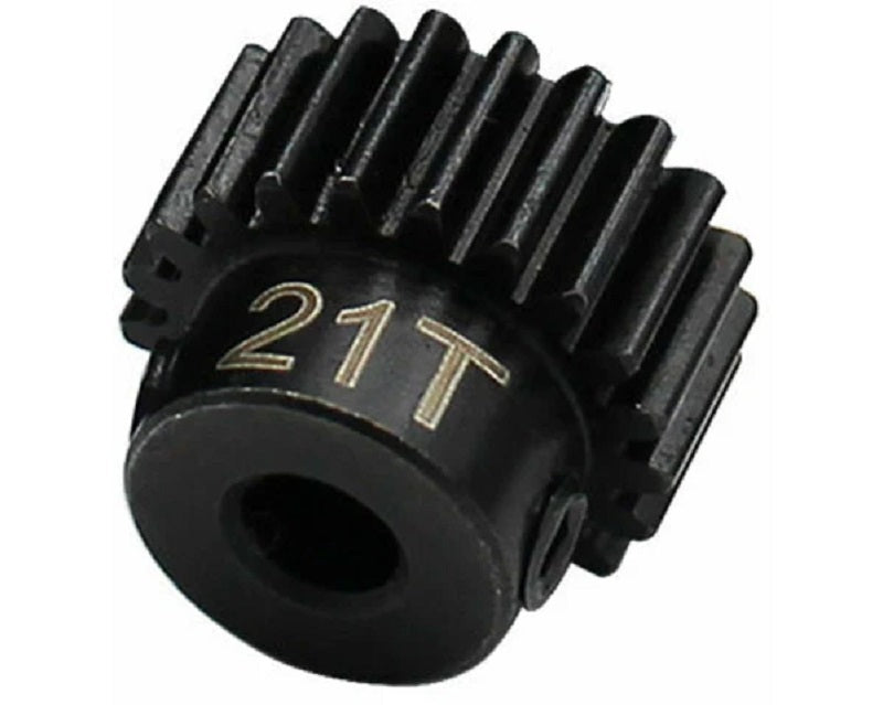 Hot Racing 21T 0.5 Mod Hardened Steel Pinion Gear with 1/8" (3.2mm) Bore