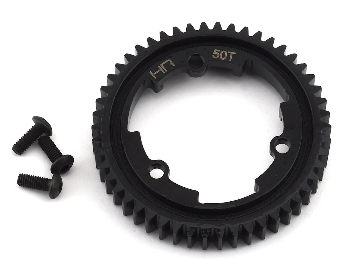 Hot Racing 50T Mod 1 Hardened Steel Spur Gear for Traxxas E-Revo 2.0, X-Maxx, and XO-1