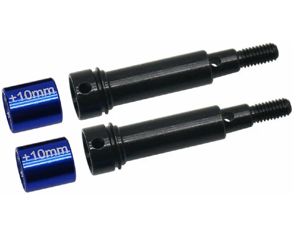 Hot Racing +10mm Hardened Steel CVD Wheel Shaft Axles for Arrma Grom 1/18 (Pair)