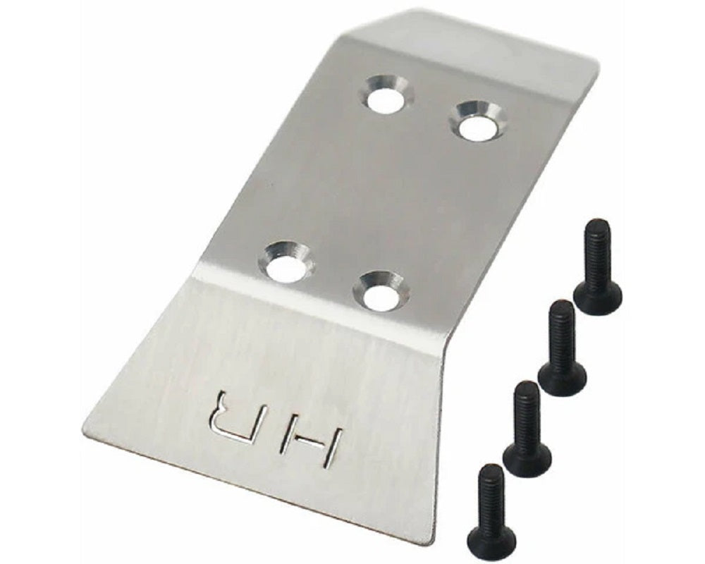 Hot Racing Heavy-Duty Stainless Steel Front Skid Plate for Arrma 1/18 Grom