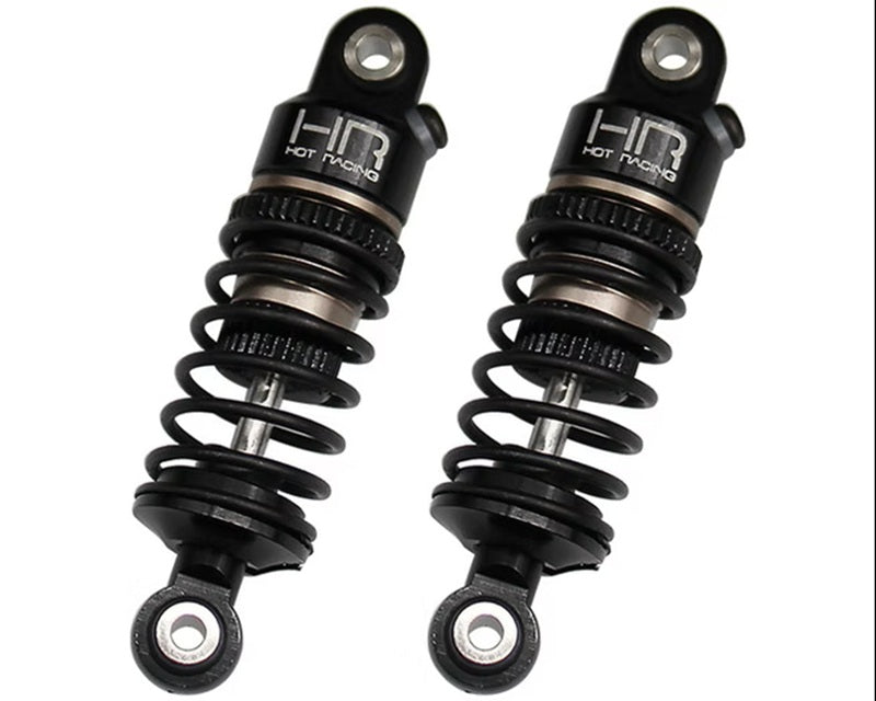Hot Racing CNC Aluminum 44.5mm Threaded Damper Shocks (Pair) for Losi Grom Nascar 1/12