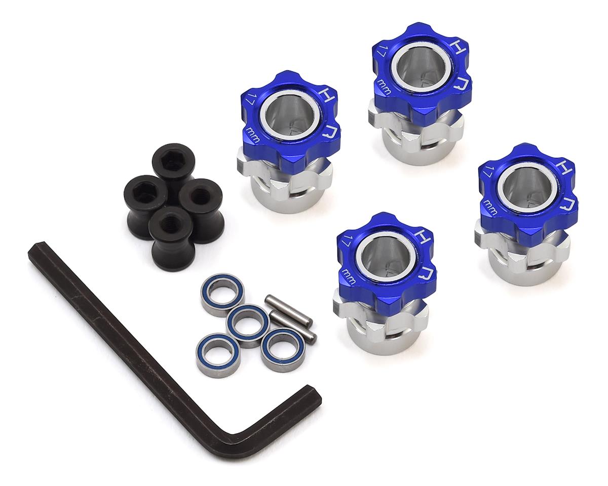 Hot Racing 17mm Hex Wheel Adapters with Bearings (+5mm Wide) for Traxxas Jato