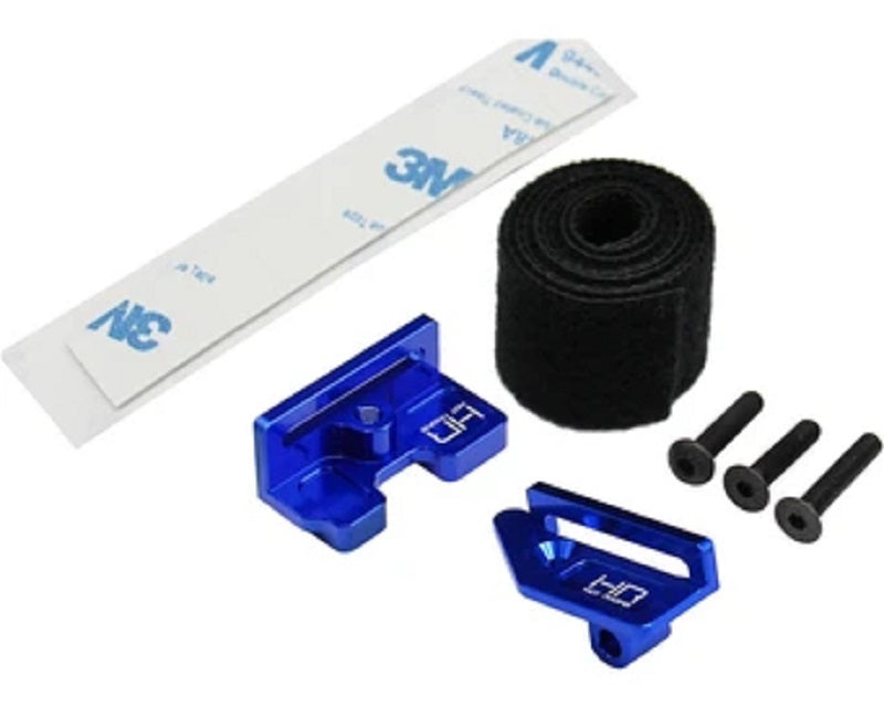 Hot Racing Aluminum Flex-Strap Tall LiPo Battery Hold-Down Set for Traxxas Mini Maxx