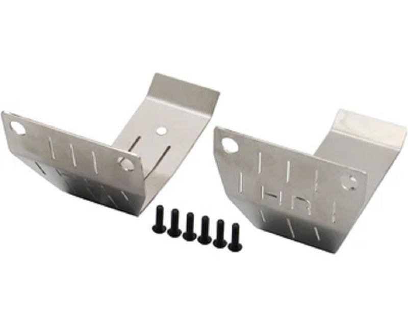 Hot Racing Stainless Steel Front & Rear Skid Plate Bumper Brace Set for Traxxas Mini Maxx