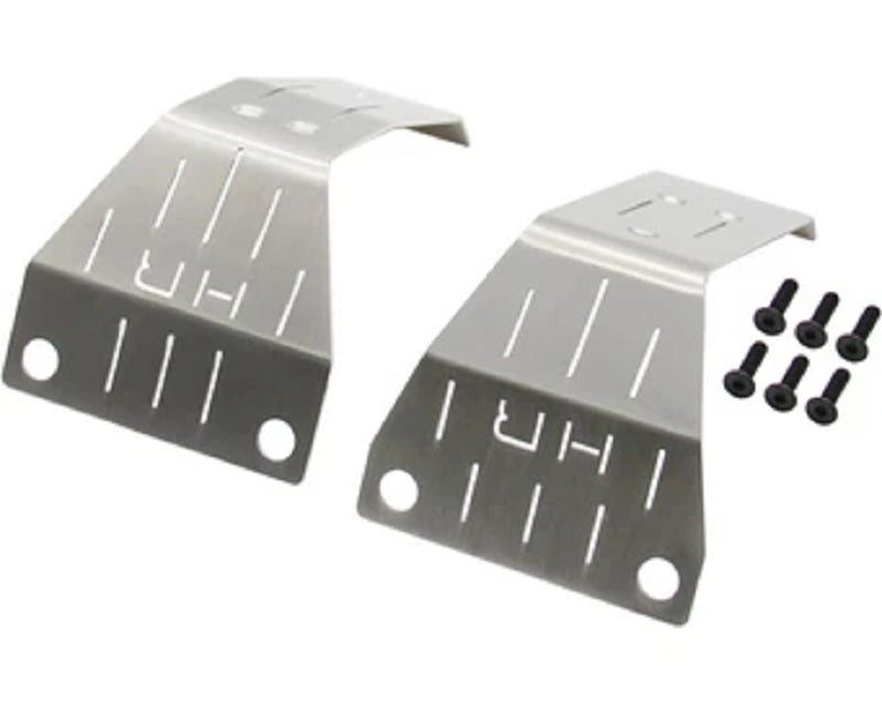 Hot Racing Stainless Steel Front & Rear Skid Plate Bumper Brace Set for Traxxas Mini Maxx