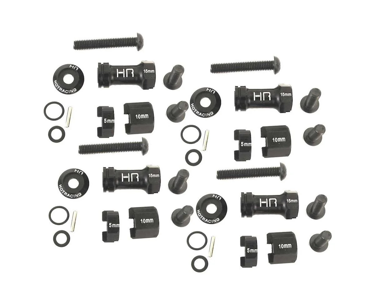 Hot Racing Aluminum 12mm Multi Width Hex Hub 30 to 60mm