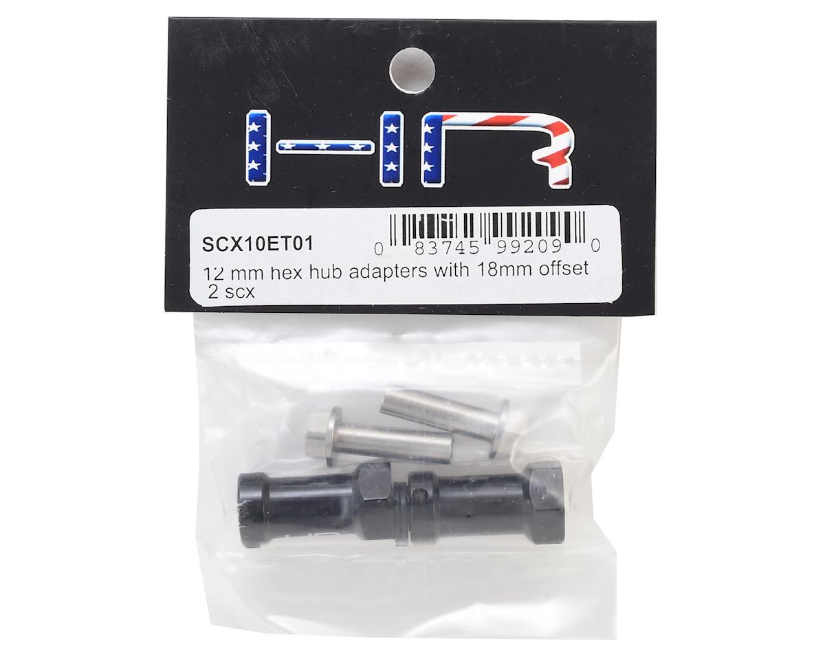 Hot Racing 18mm Wheel Hub Extensions with 12mm Hex (Pair) for Axial SCX10, SCX10 II & Wraith