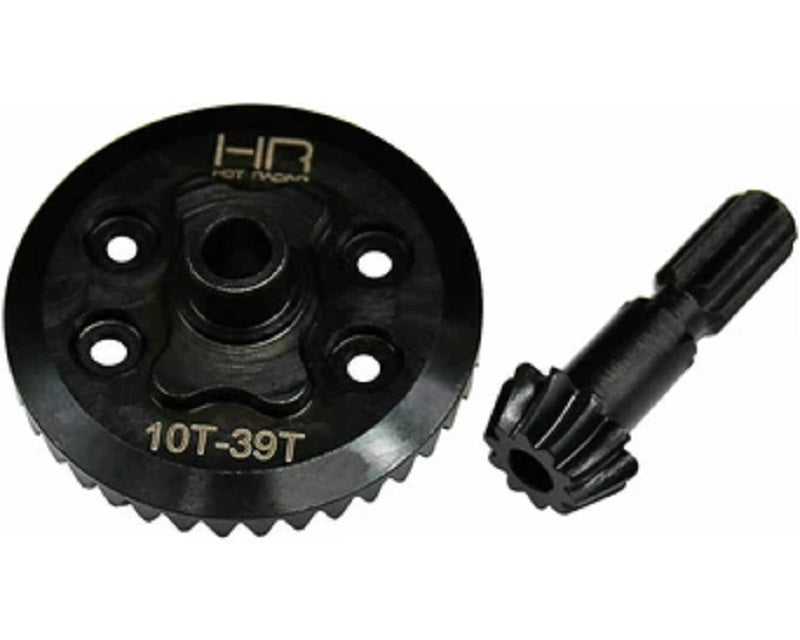 Hot Racing 39T/10T Hi-Torque Helical Steel Front Gear Set for Traxxas Mini Maxx