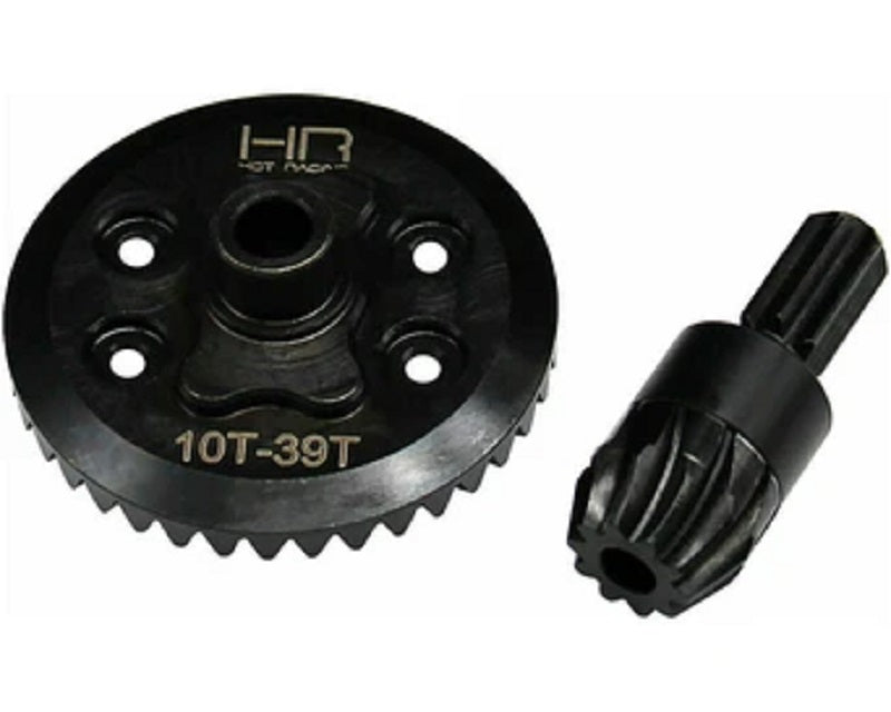 Hot Racing 39T/10T Hi-Torque Helical Steel Rear Gear Set for Traxxas Mini Maxx