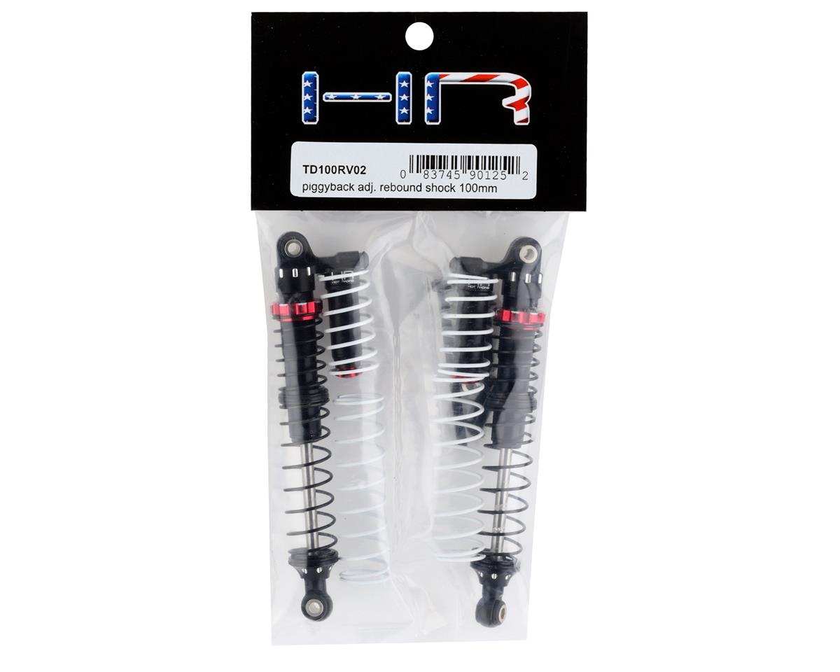 Hot Racing Aluminum 100mm Piggyback Shocks with Adjustable Rebound
