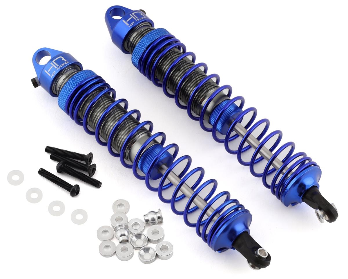 Hot Racing 120mm Aluminum Heavy Duty Big Bore Threaded Shocks (2-Pack) for 1/10 Off-Road