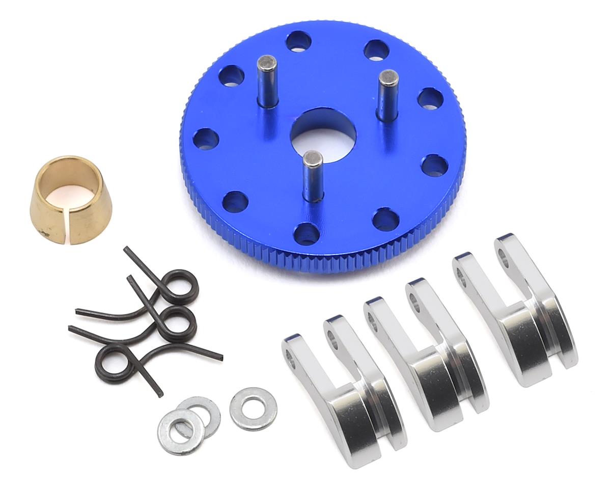 Hot Racing CNC 6061-T6 Aluminum Lightweight 3-Shoe Clutch & Flywheel Kit for Traxxas Revo, T-Maxx, Nitro Rustler, Nitro Stampede & Jato (Fits 2.5/2.5R/3.3 Engines)