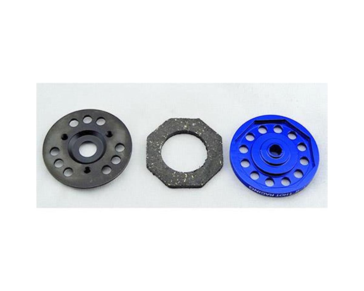 Hot Racing Super Duty Slipper Clutch System (Large/32mm) with Aluminum Hub, Steel Pressure Plate & Metallic Friction Pad for Traxxas Slash 4X4, E-Maxx, E-Revo, Rally, Revo 3.3, Slayer Pro 4X4, Stampede 4X4, Summit, T-Maxx 3.3
