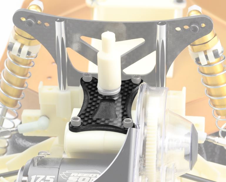 J Concepts RC10 Classic 2.5mm Carbon Carbon Fiber transmission 2304