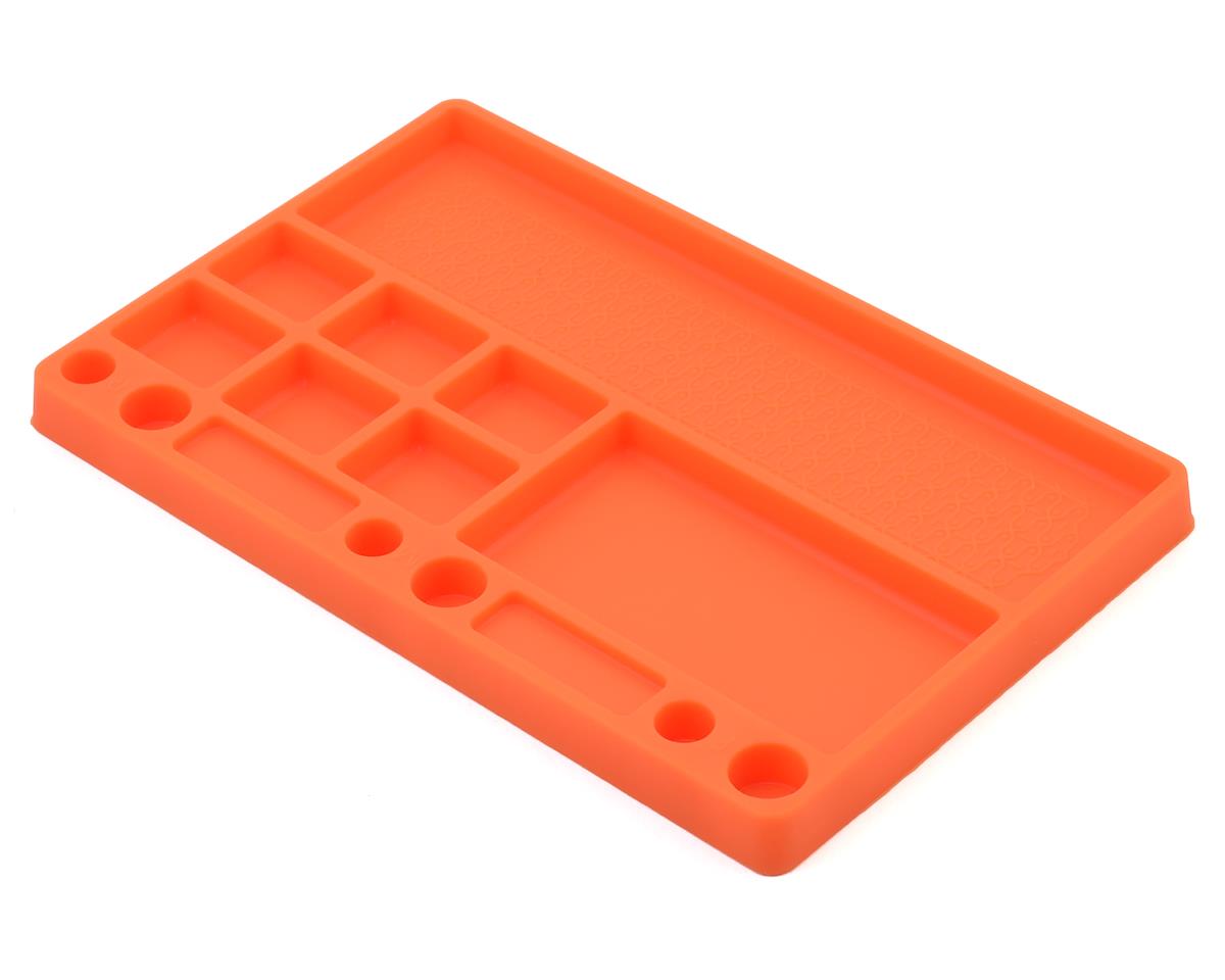 J Concepts Rubber Parts Tray - Orange