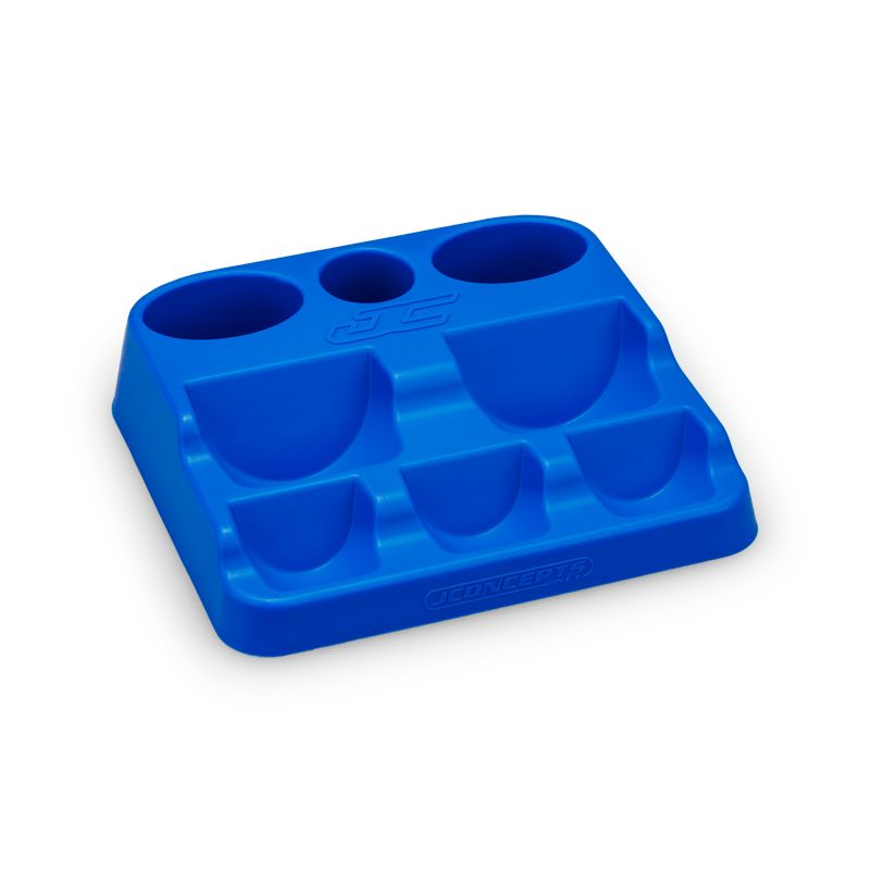 J Concepts Fluid Holding Station, Blue, Fits JConcepts/RM2 Fluids 28031