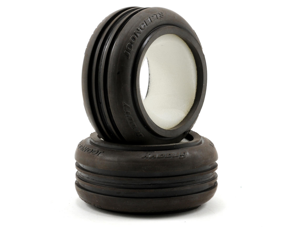 J Concepts Groovy Tires 2WD Front Green Compound