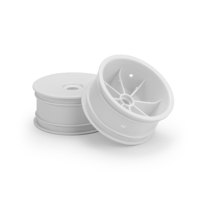 J Concepts Mono - RC10T Narrow Front Wheel, White, 2pc 3300W