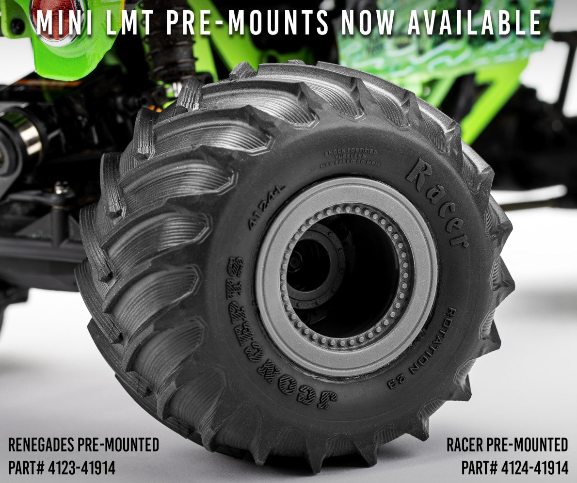 J Concepts Renegades - Blue Compound, Pre-Mounted on #3455G Mini 412341914