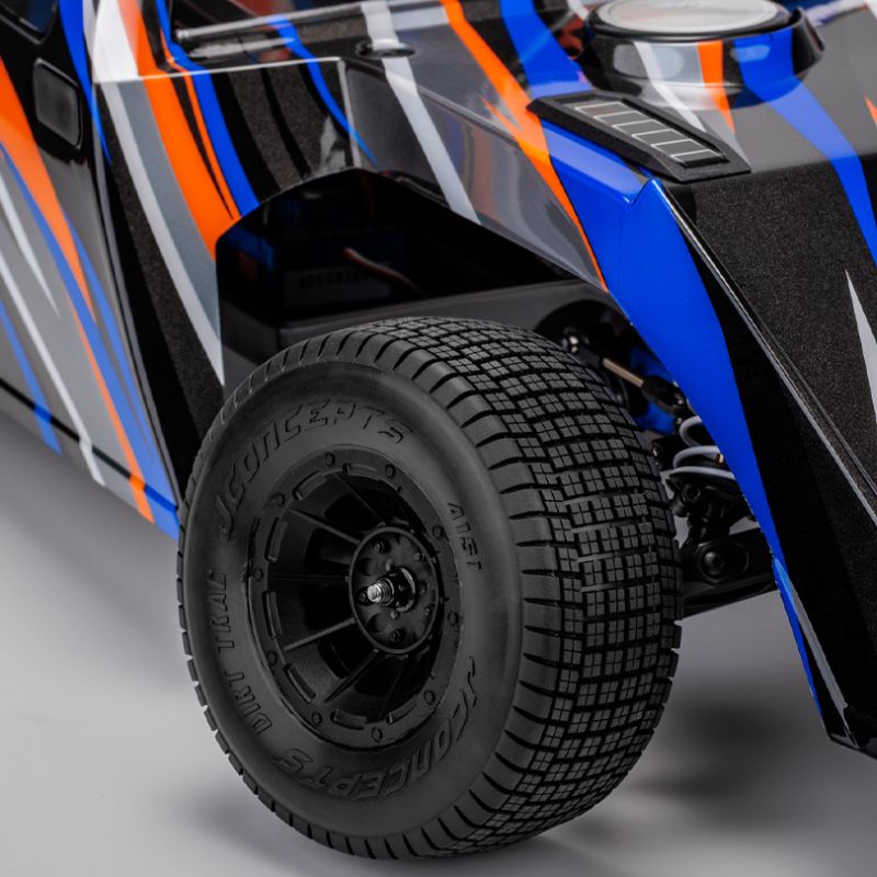 J Concepts Dirt Trac - Pre-Mounted Tire on Hazard Wheels, 2wd Rear / 4wd 41513244