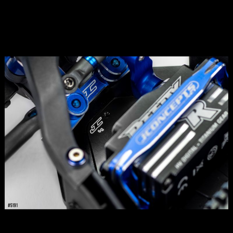 J Concepts RC10B7 Aluminum Servo Weight Plate (6g), Black, fits RC10B7 51912