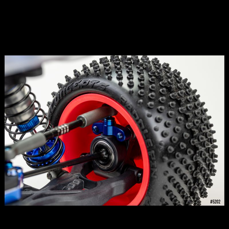 J Concepts RC10B7 Aluminum Rear Hub Link Mount, Blue, fits RC10B7 / 52021