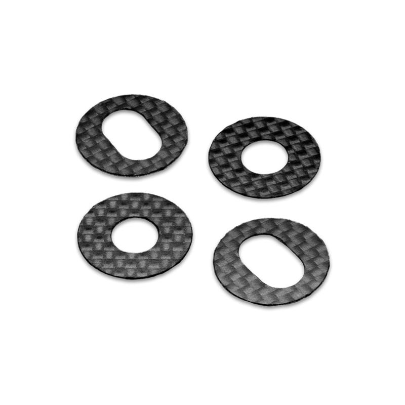 J Concepts RM2, 1/8 Off-Road Carbon Fiber Body Shell Washer w/Adhesive 8153