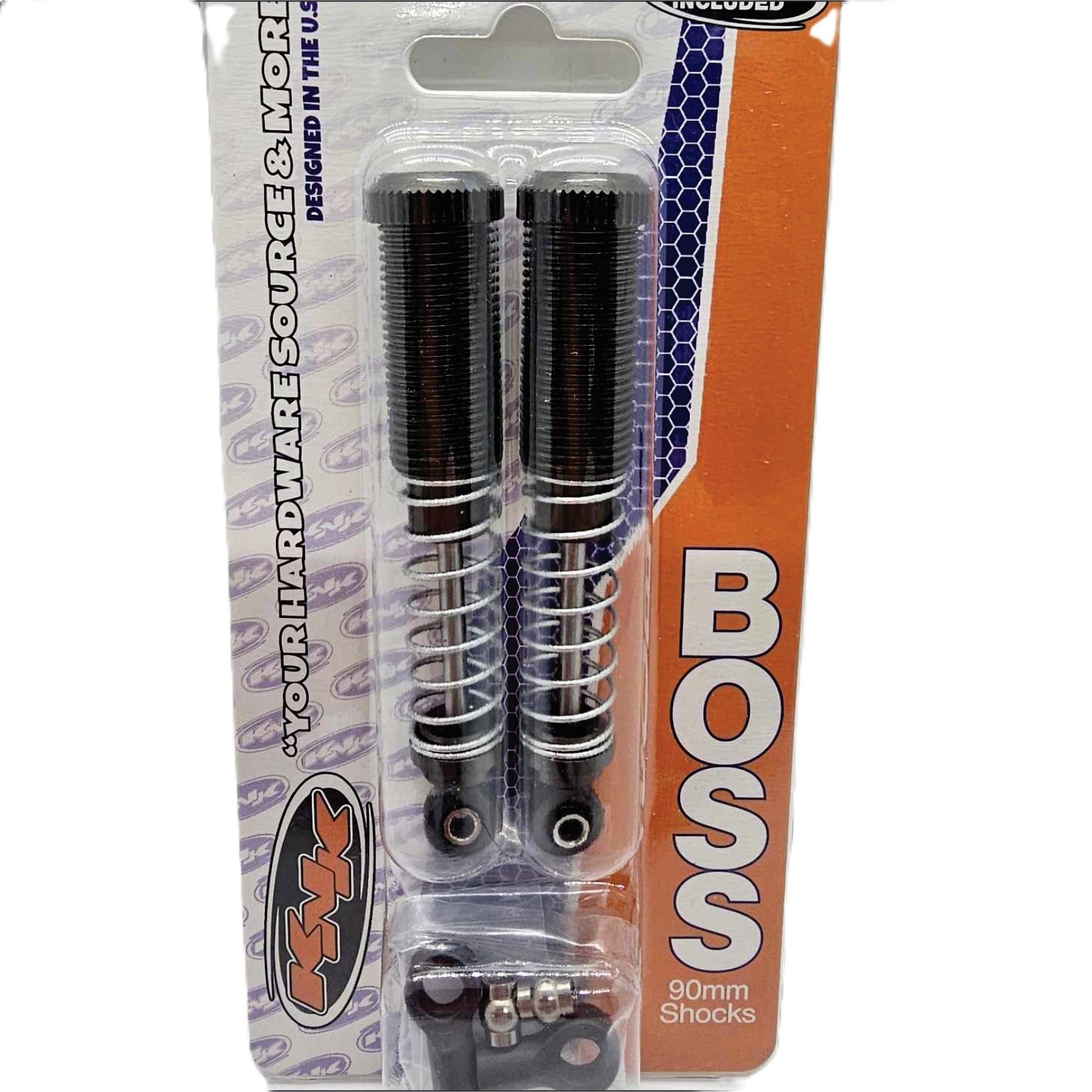 Team KNK (2) 90mm Boss Shock Gun Metal CS0910