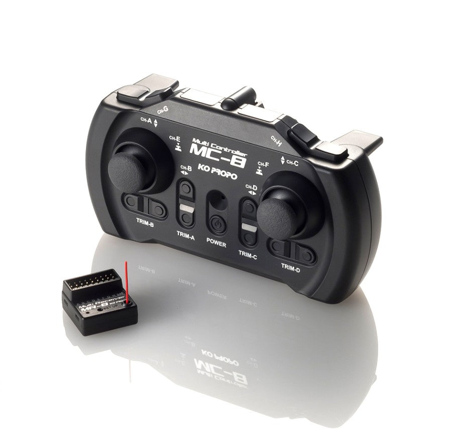 KO Propo MC-8 2.4GHz MX-F TR Set (with MR-8) 80710
