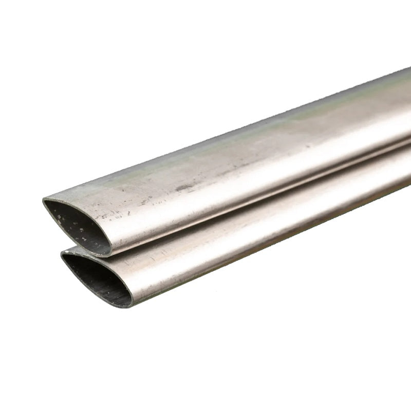 K&S Metals Aluminum Streamline Tube 3/4" OD x 0.016" Wall x 35" — 2-Pack 3003 Aerodynamic Tubing