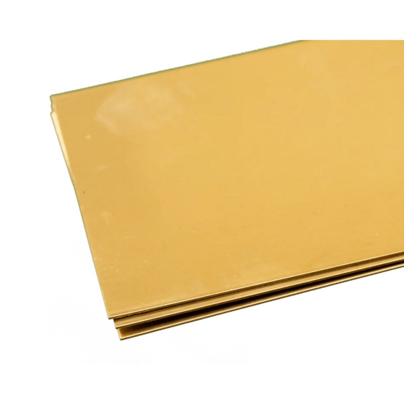 K&S Metals Brass Sheet 0.032" Thick x 4" x 10" — 3-Pack 260 Brass Sheets for Hardware & Crafts