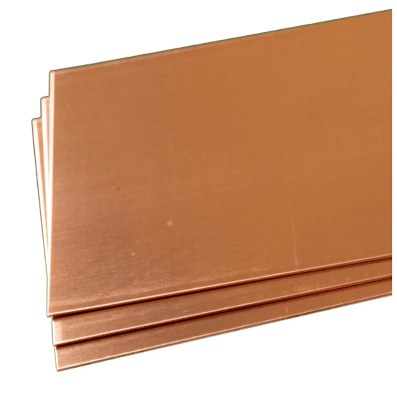 K&S Metals Copper Sheet 0.025" Thick x 4" x 10" — 3-Pack 110 Copper Sheets for Restoration