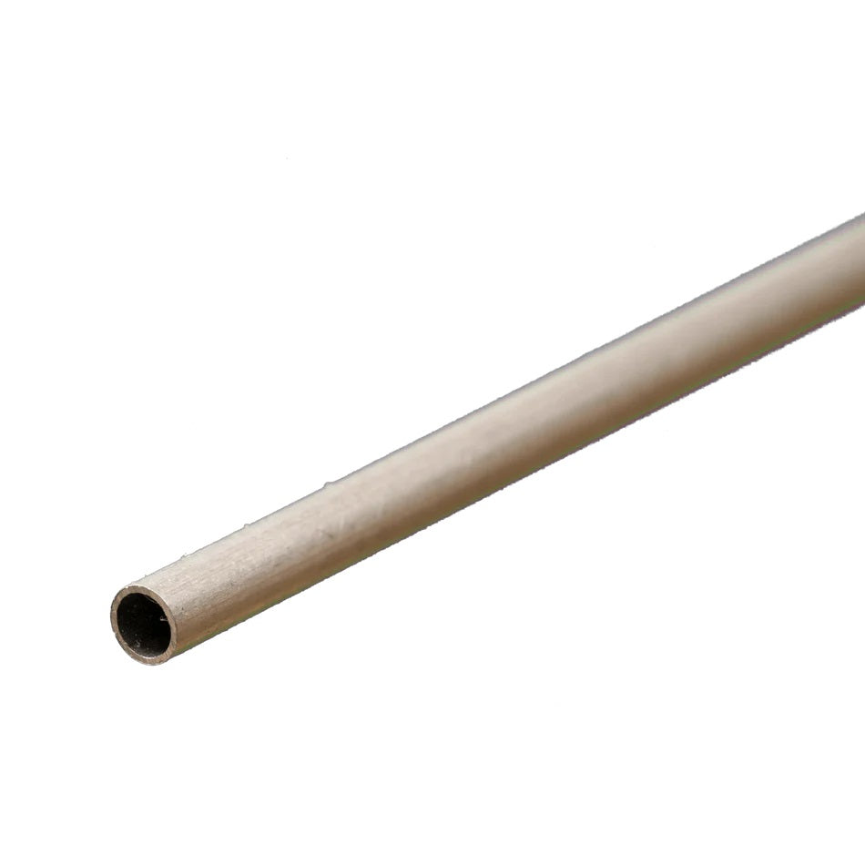 K&S Metals Round Aluminum Tube 3/16" OD x 0.014" Wall x 12" — 3003 Aluminum Tubing for Models & Crafts