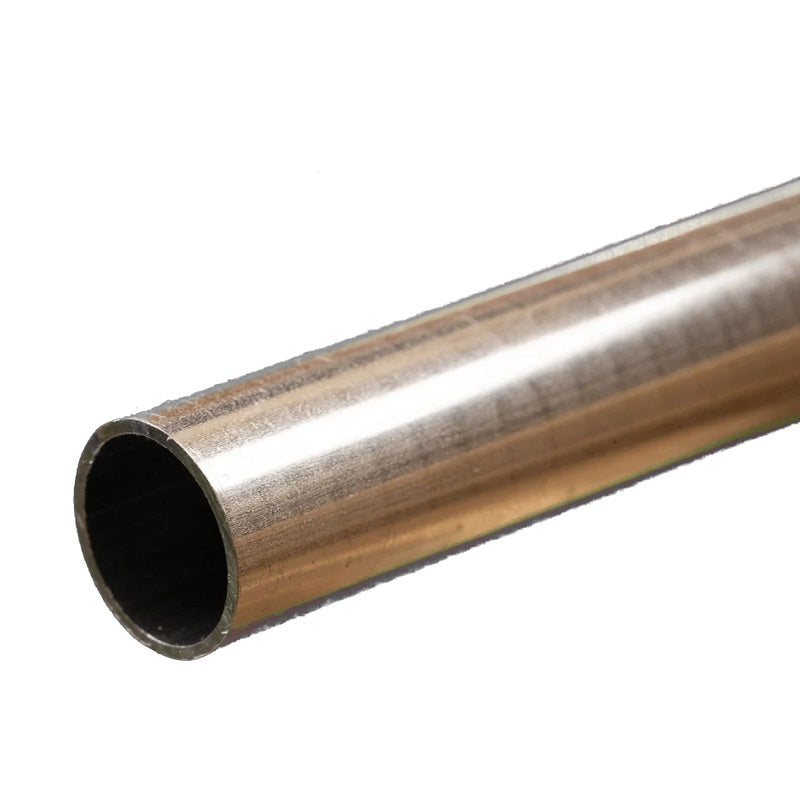 K&S Metals Round Aluminum Tube 1/2" OD x 0.029" Wall x 12" — 3003 Aluminum Tubing for HVAC & Decor