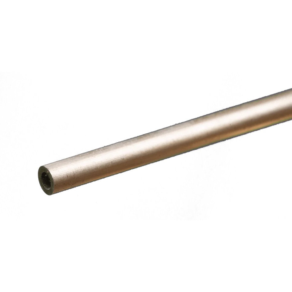 K & S Metals Round Aluminum Tube: 3/16" OD x 0.035" Wall x 12" Long 83030