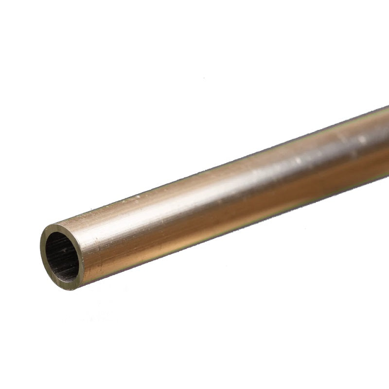 K & S Metals Round Aluminum Tube: 5/16" OD x 0.035" Wall x 12" Long 83032