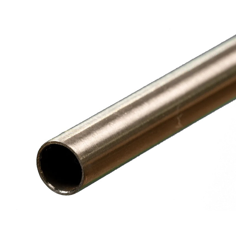 K & S Metals Round Stainless Steel Tube: 3/8" OD x 22 Gauge x 12" Long 87119